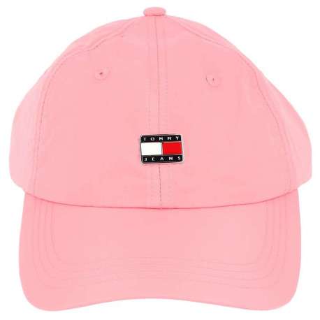 Casquette rose unie avec fermeture clip inox - Image 2