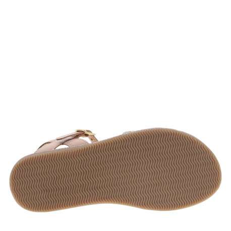Nu-pieds en cuir rose à semelle plate et à boucle à ardillon - Image 12