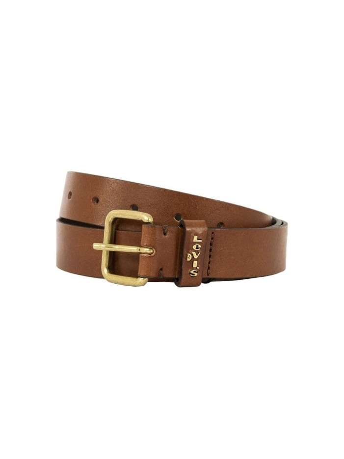Ceinture camel en cuir...
