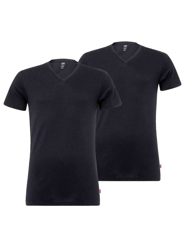 T‑Shirt Levi's Noir Taille M - Occasion Bon état - Matière Laine - Thème Marin