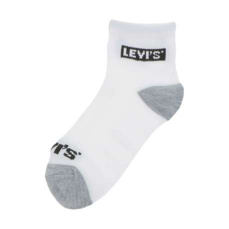 Chaussettes basses fantaisie grise et anthracite à logo all over, lot de 6 paires - Image 6