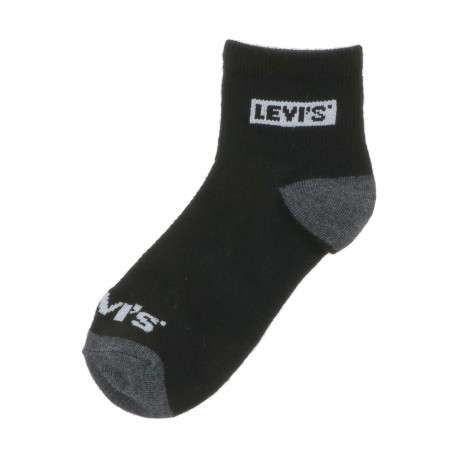 Chaussettes basses fantaisie grise et anthracite à logo all over, lot de 6 paires - Image 2