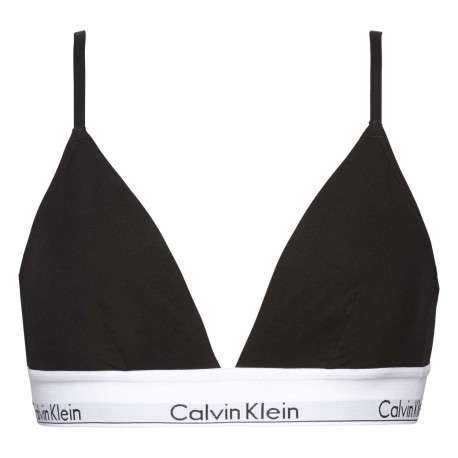 Soutien-Gorge noir uni avec bretelles réglables et nom de la marque - Image 3