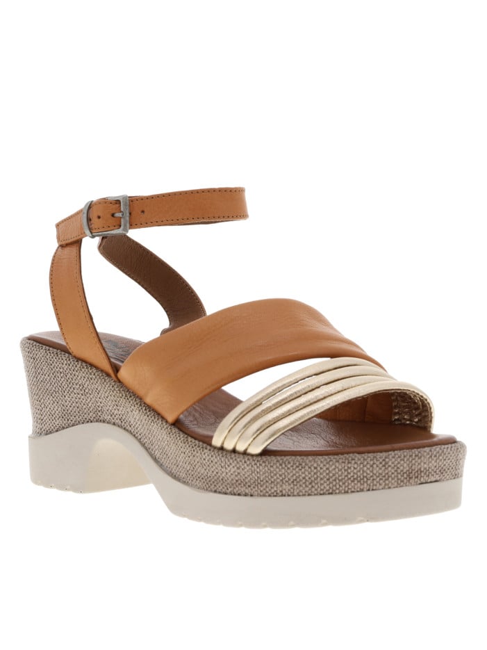 Nu-pieds Anabella camel en...