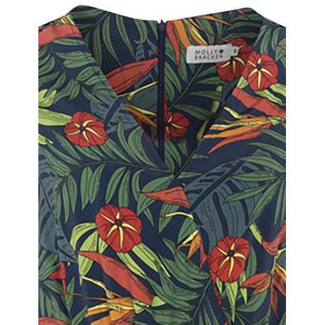 Combinaison De Jeu Tropicale Fleurie En Dentelle - Taille 8/10 - Neuf Avec étiquettes