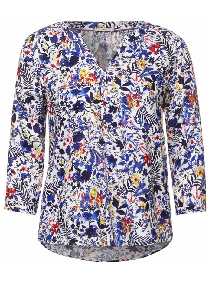 Blouse blanche avec imprimé...