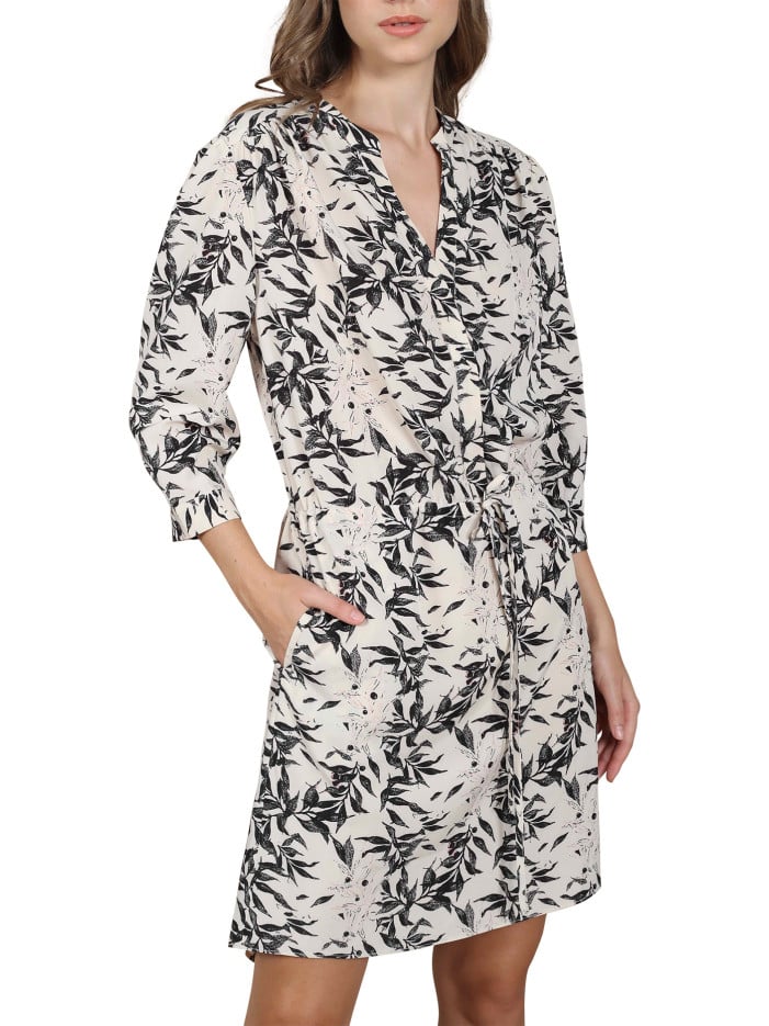 Robe courte multicolore...