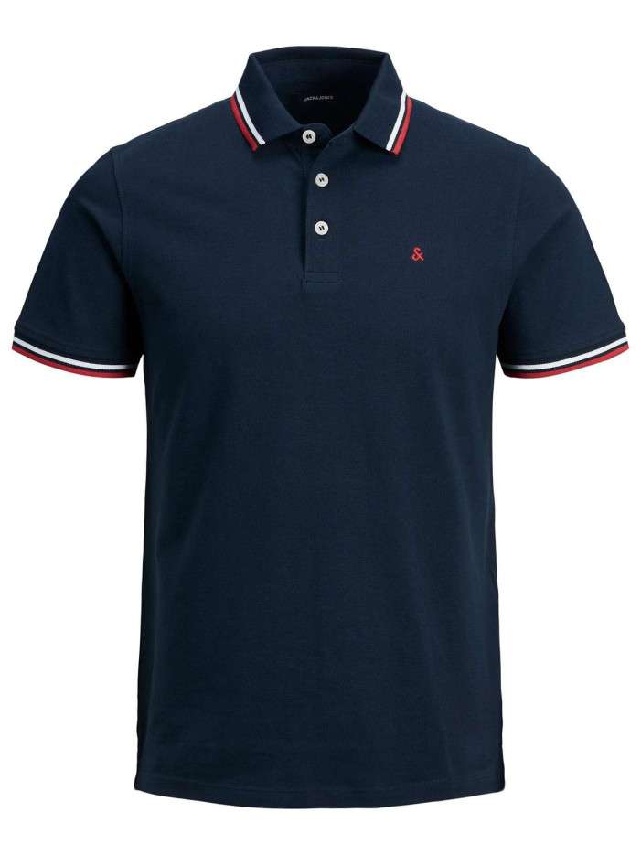 Polo Paulos marine en coton...