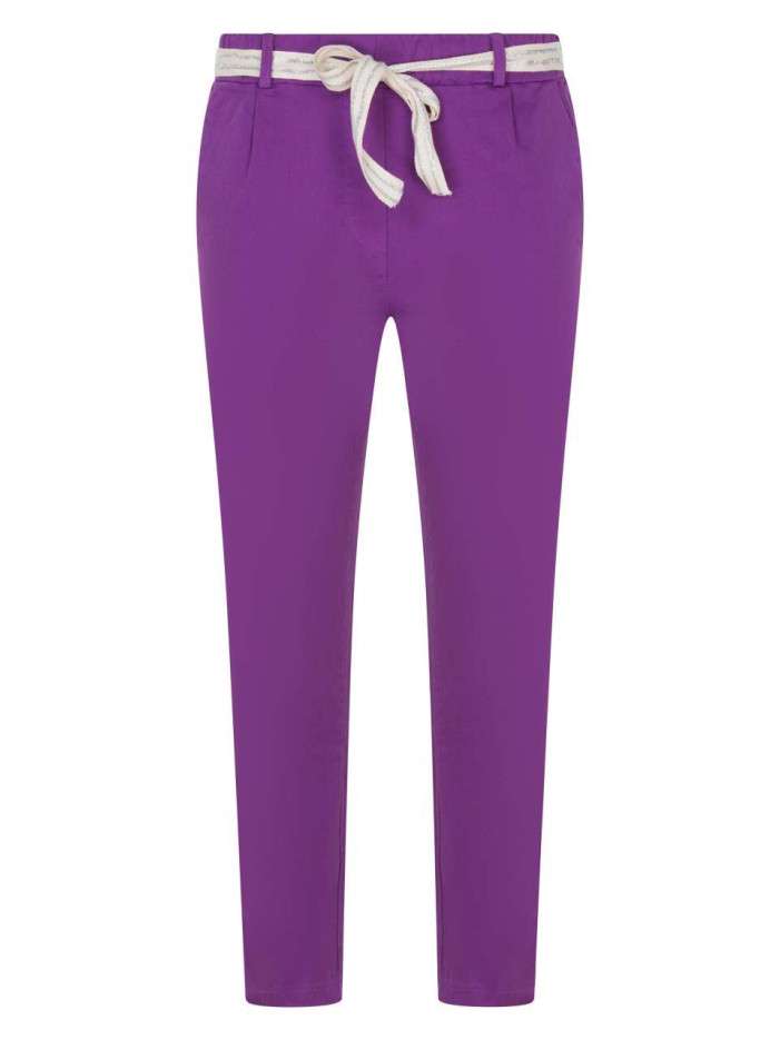 Pantalon Chino violet en...