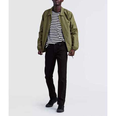 Jean slim 511™ noir en coton coupe ajustée avec 5 poches - Image 2