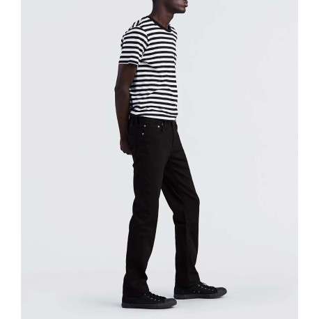 Jean slim 511™ noir en coton coupe ajustée avec 5 poches - Image 3