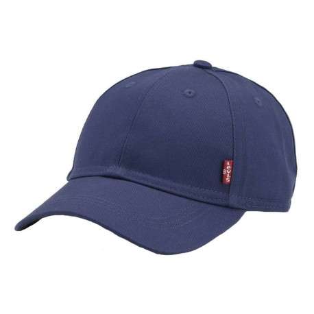 Casquette dad cap marine en coton unie et ajustable à l'aide d'un clip