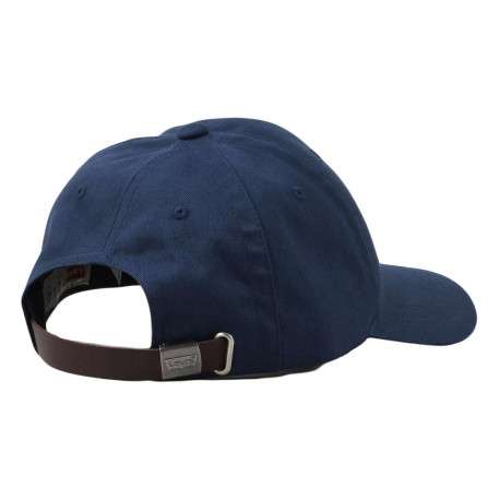 Casquette dad cap marine en coton unie et ajustable à l'aide d'un clip - Image 2