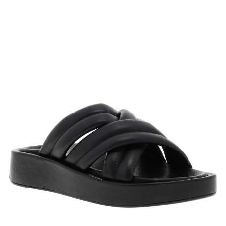Mules femme noir