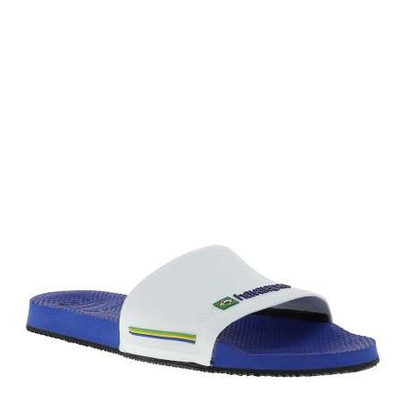 Tongs Slide Brasil homme bleu - Image 2