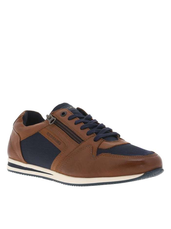 Baskets basses en cuir...