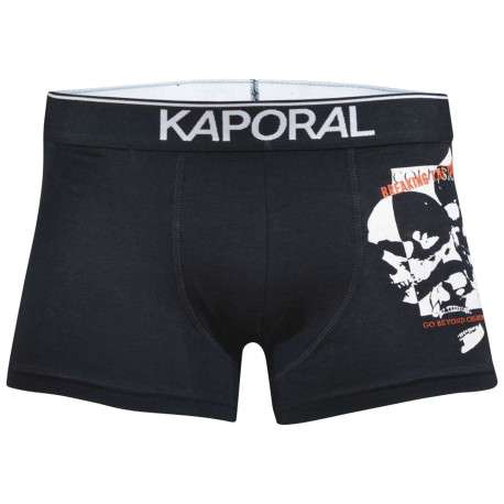Lot de 2 Boxers classique gris imprimé avec une coupe fermée et une tête de mort floqué - Image 3