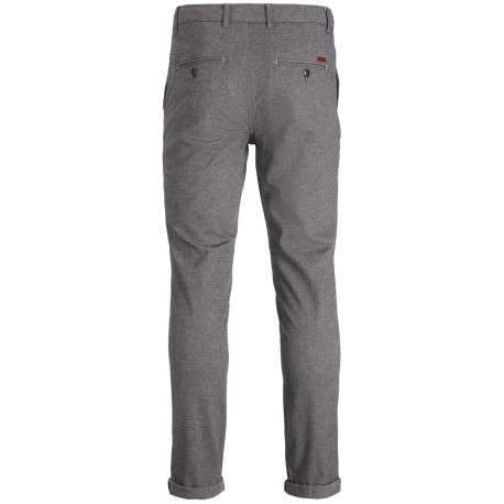 Pantalon coupe chino et slim fit Marco Fury en coton mélangé gris - Image 2