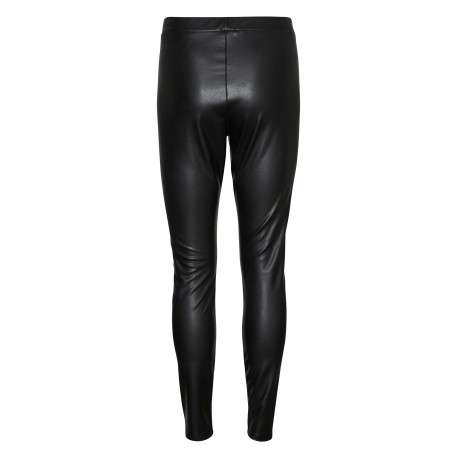 Legging noir uni avec une coupe skinny et une taille élastiquée - Image 13