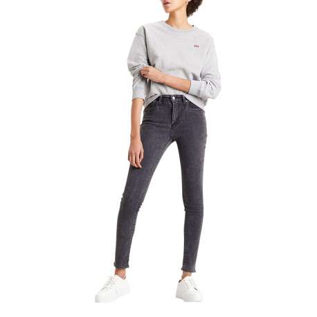 Jean skinny 721 High Rise en TENCEL™ anthracite uni et semi-stretch à jambe 7/8 - Image 3