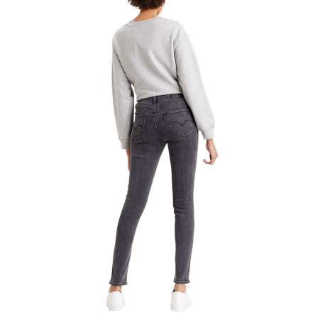Jean skinny 721 High Rise en TENCEL™ anthracite uni et semi-stretch à jambe 7/8 - Image 4
