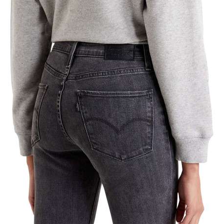 Jean skinny 721 High Rise en TENCEL™ anthracite uni et semi-stretch à jambe 7/8 - Image 5