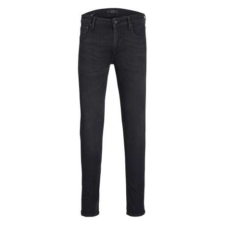 Jean Liam noir avec une coupe skinny et 2 poches plaquées à l'arrière - Image 8