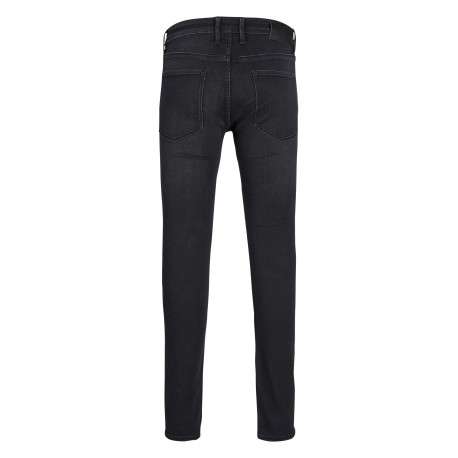 Jean Liam noir avec une coupe skinny et 2 poches plaquées à l'arrière - Image 9