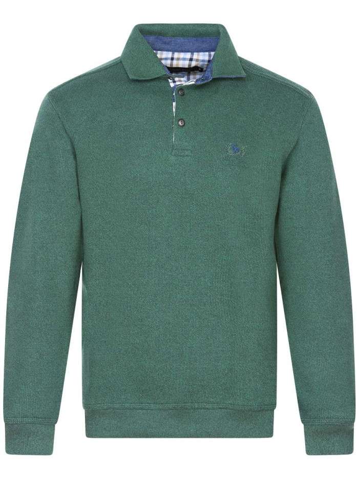 Pull Vintage Bloomingdales SUTTON En Laine 100% - Taille M/L, Bleu, Style Années 90 - Laine Boutonnée, Manches Longues