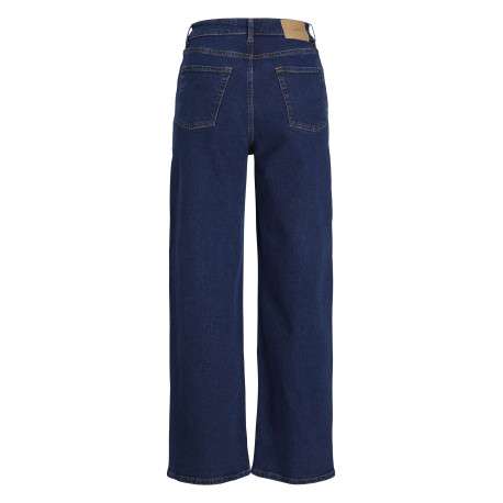 Jean Tokyo Wide bleu en coton uni avec une coupe droite - Image 4