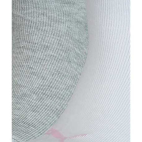 Chaussettes basses roses fantaisie coupe quarter - Image 3