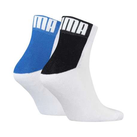 Chaussettes basses blanc fantaisie coupe quarter - Image 2