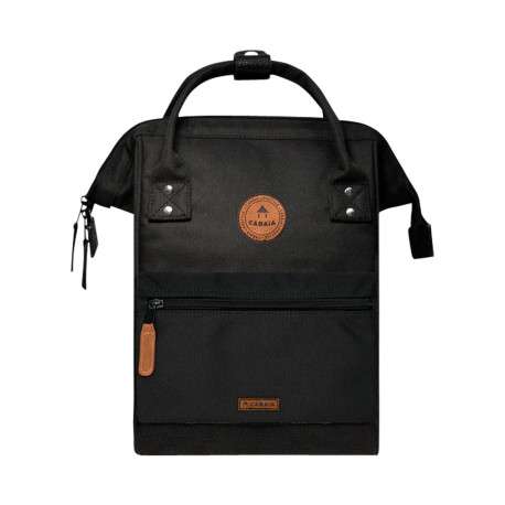 Petit sac à dos noir à fermeture zippée et pochettes interchangeables - Image 6