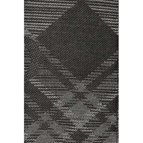 Foulard dégradé noir avec nom de la marque brodé - Image 3