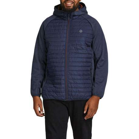 Doudoune à capuche Multi Quilted Jacket marine matelassée à coupe droite - Image 3