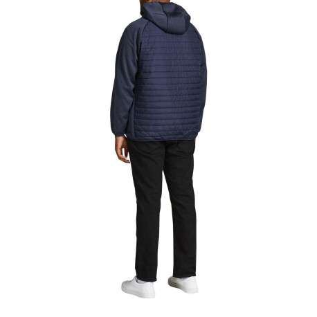 Doudoune à capuche Multi Quilted Jacket marine matelassée à coupe droite - Image 4