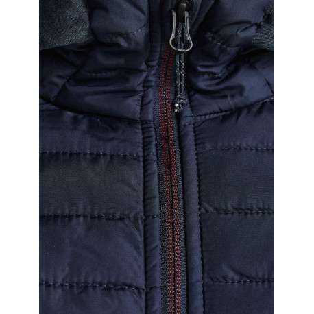 Doudoune à capuche Multi Quilted Jacket marine matelassée à coupe droite - Image 6