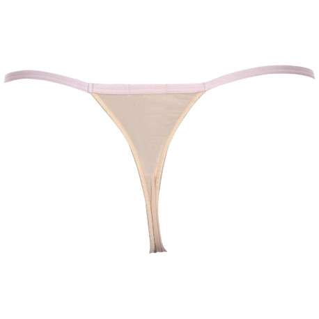 String beige Plumes avec élastique fin de chaque côté - Image 2