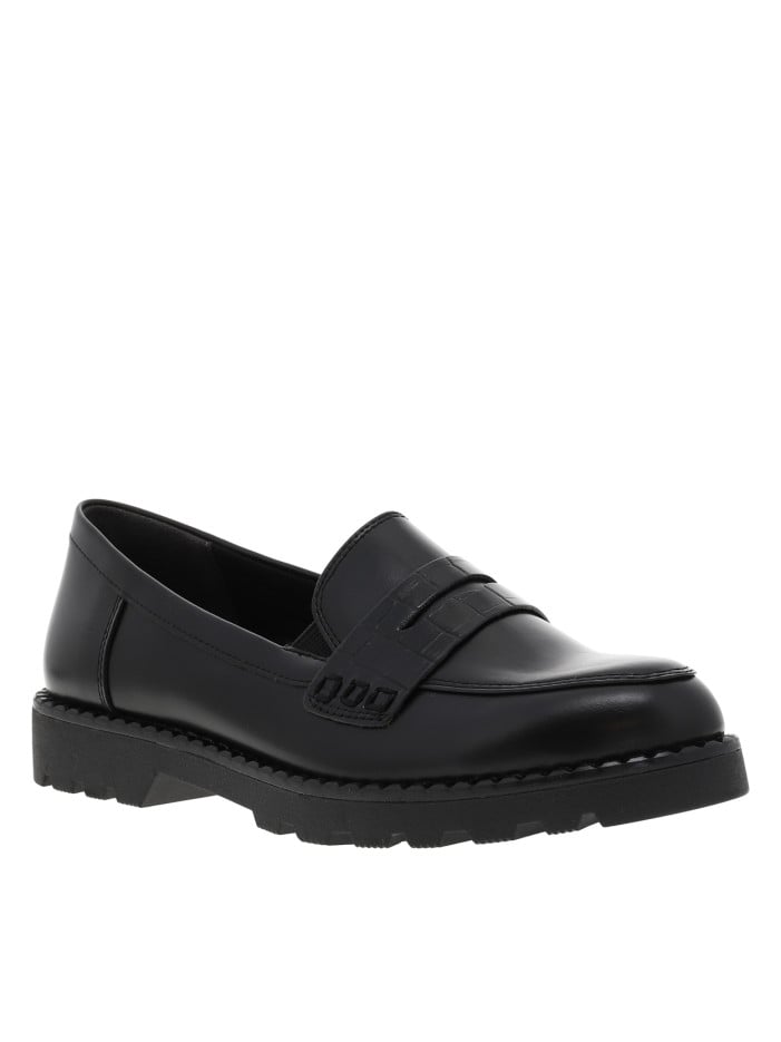 Mocassins noirs avec un...