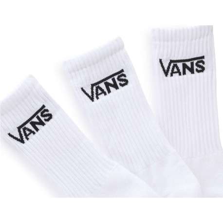 Chaussettes hautes blanches unies avec le logo de la marque brodé - Image 2