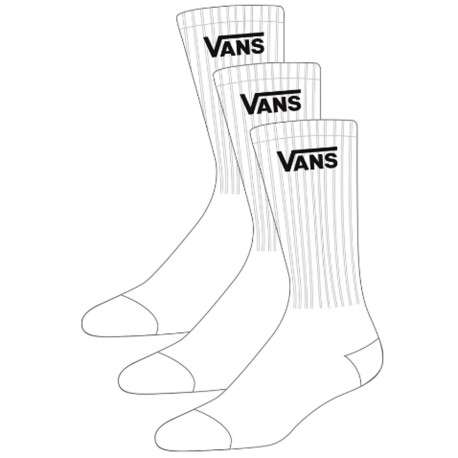 Chaussettes hautes blanches unies avec le logo de la marque brodé - Image 3