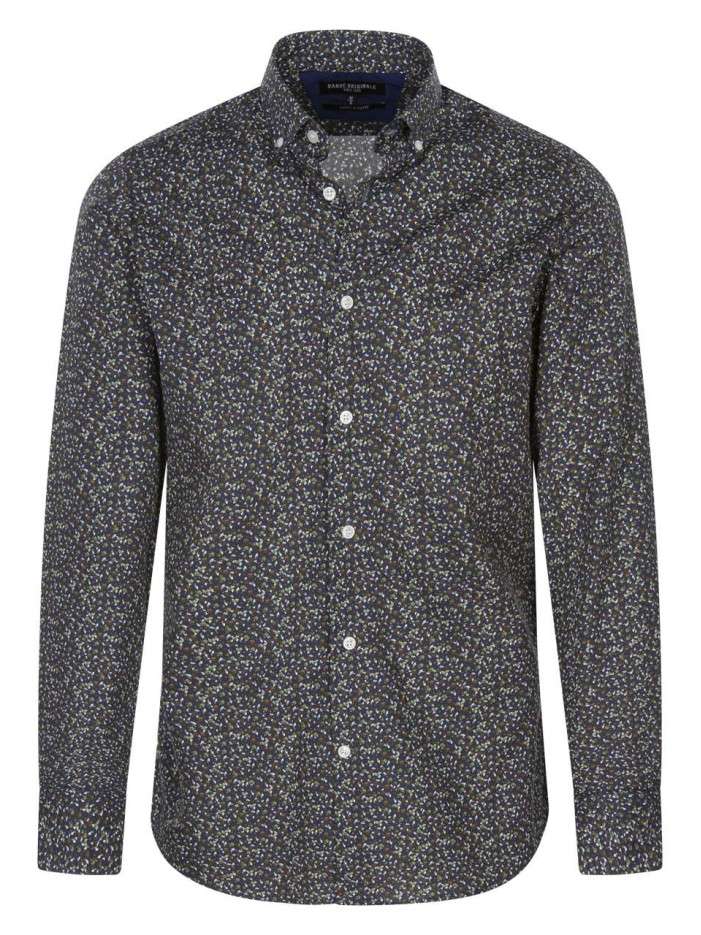 Chemise en coton marron...