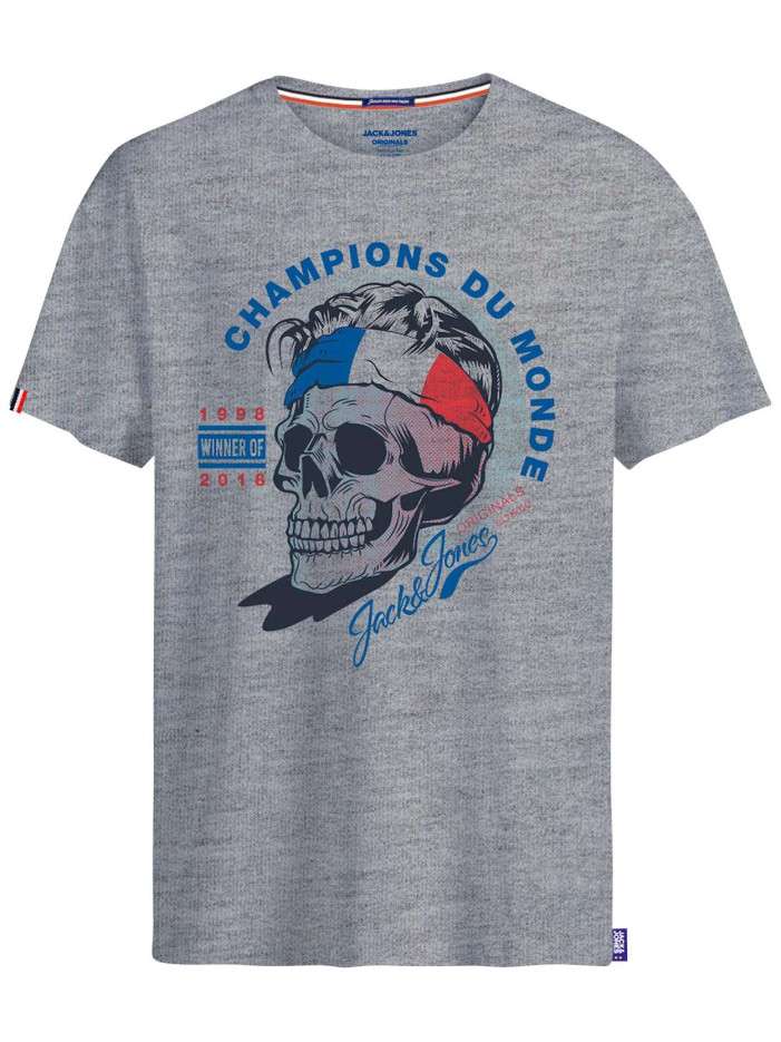 T-shirt col rond en coton...