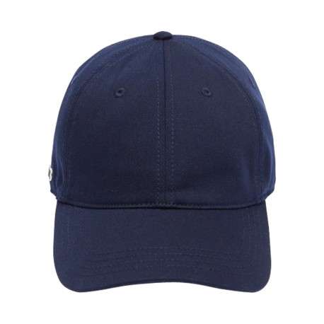 Casquette en coton marine avec logo iconique brodé en vert sur le côté - Image 2
