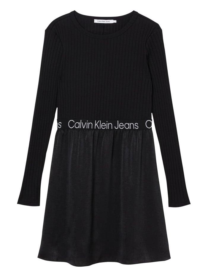 Robe courte en partie en...