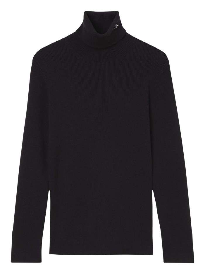 Haut Col Roulé Manches Longues Femme Gothden - Pull Léger Ajusté