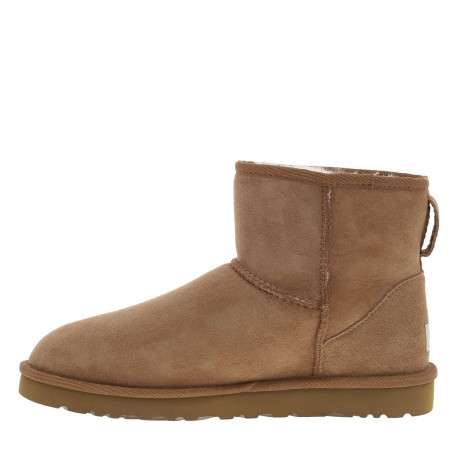Bottines en cuir suède beige, fourrées en laine, à semelle plate Treadlite et slip-on - Image 3