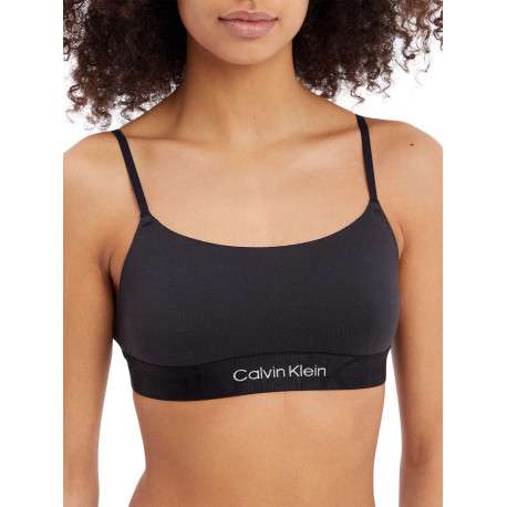 Brassière noire unie - Image 4