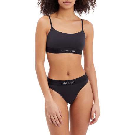Brassière noire unie - Image 6