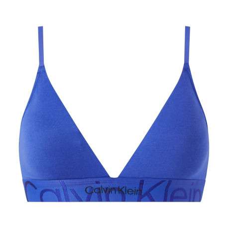 Brassière bleu électrique unie fines bretelles